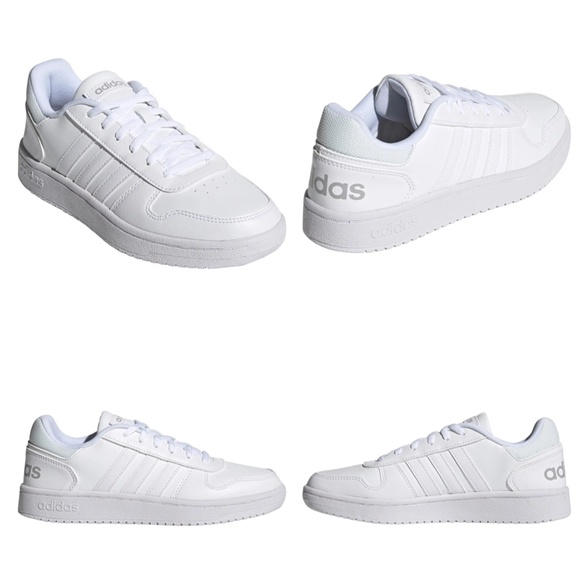 adidas Shoes - Adidas Hoops 2.0 White Sneakers